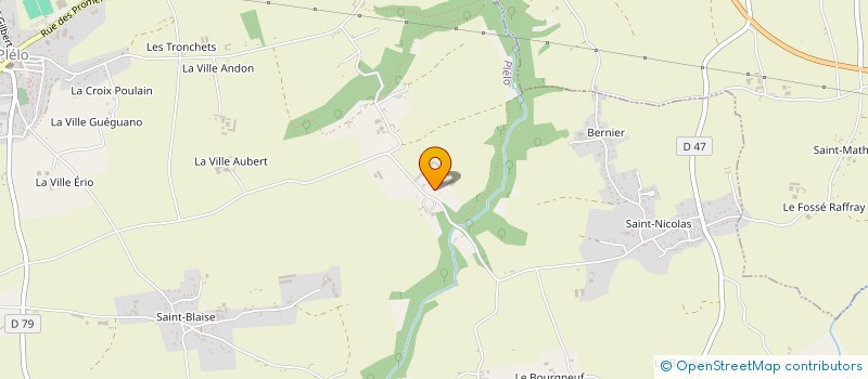 localisation de l'entreprise MADAME MARIE MALEFANT  SAINT-JEAN-KERDANIEL