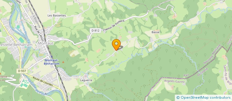 localisation de l'entreprise MADAME MARIE MALINGRE  MONTAUT