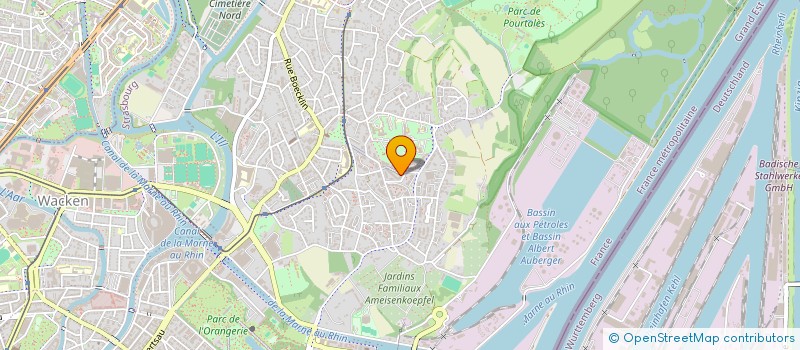 localisation de l'entreprise MADAME MARIE MALLERET  STRASBOURG