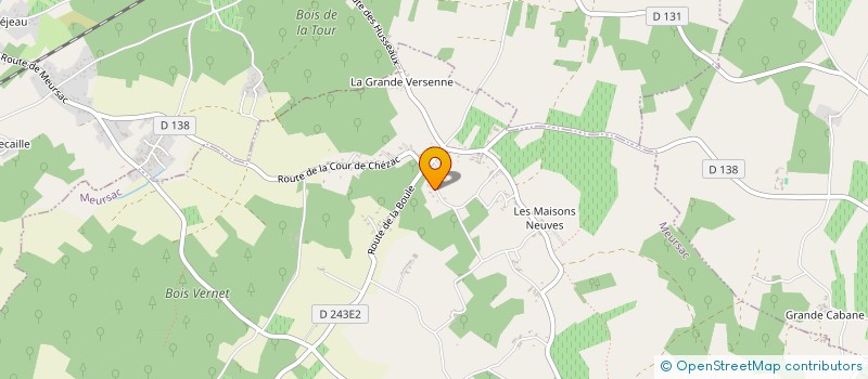 localisation de l'entreprise MADAME MARIE MALLET  MEURSAC