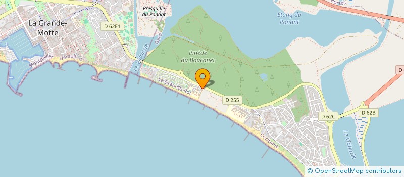 localisation de l'entreprise MADAME MARIE MALMONTE  LE GRAU-DU-ROI