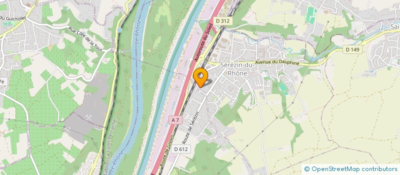 localisation de l'entreprise MADAME MARIE MALOSSE  SEREZIN-DU-RHONE