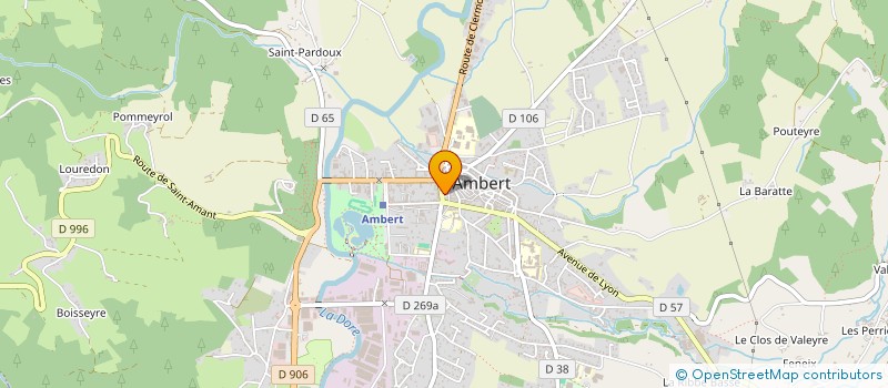 localisation de l'entreprise MADAME MARIE MALOUVET à AMBERT