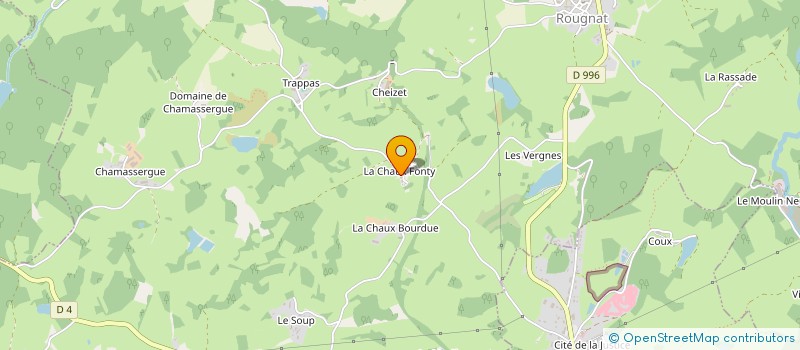 localisation de l'entreprise MADAME MARIE MALTERRE  ROUGNAT
