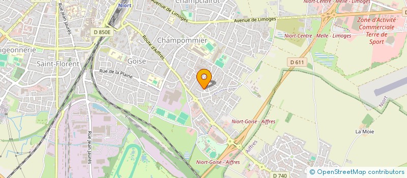 localisation de l'entreprise MADAME MARIE MALVEAULT à NIORT