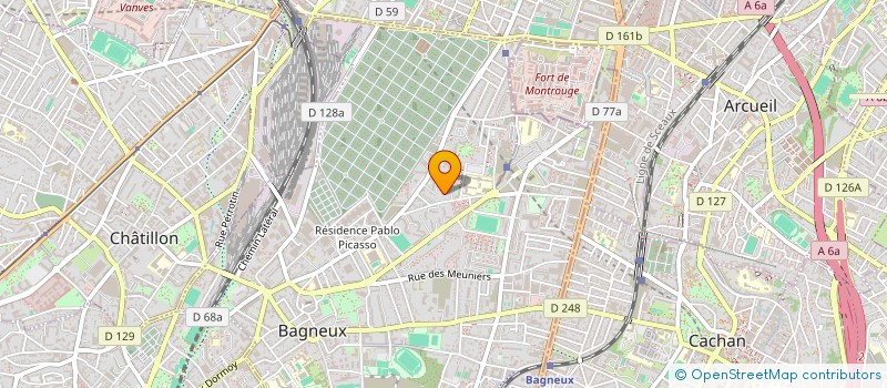 localisation de l'entreprise MADAME MARIE MANDRON à BAGNEUX