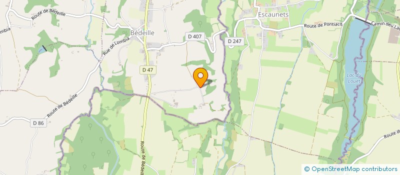 localisation de l'entreprise MADAME MARIE MANDROU  BEDEILLE