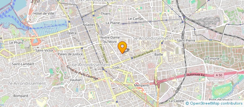 localisation de l'entreprise MADAME MARIE MANDROU  MARSEILLE