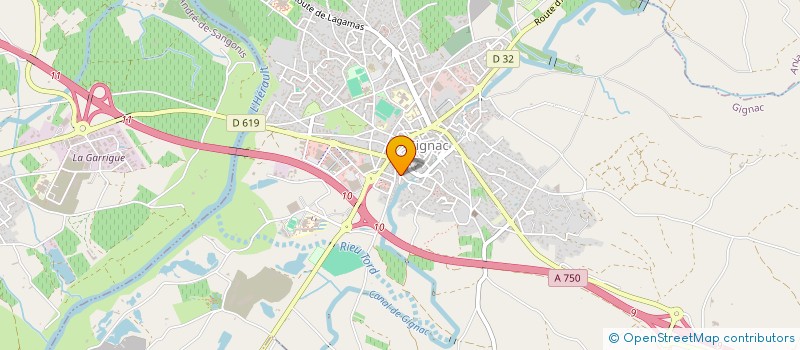 localisation de l'entreprise MADAME MARIE MANNES à GIGNAC