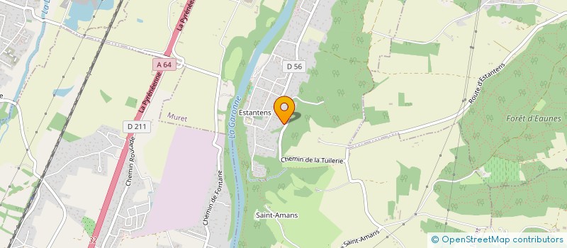 localisation de l'entreprise MADAME MARIE MANSENCAL  MURET