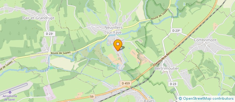 localisation de l'entreprise MADAME MARIE MANUARDI  NEUVILLERS-SUR-FAVE