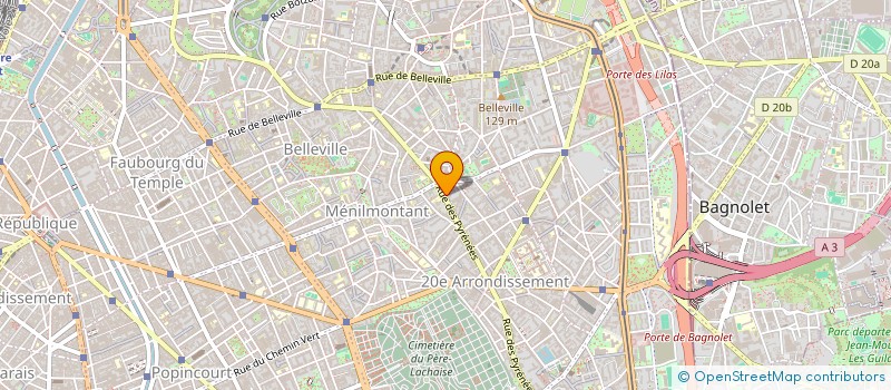 localisation de l'entreprise MADAME MARIE MANY  PARIS