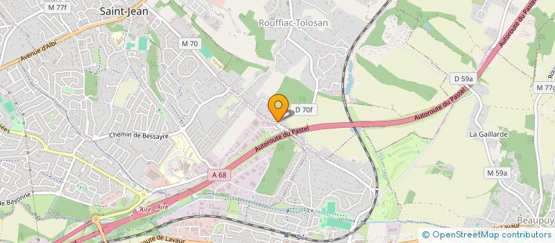 localisation de l'entreprise MADAME MARIE MARAMBAUD  ROUFFIAC-TOLOSAN