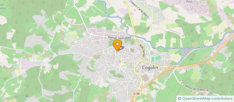 localisation de l'entreprise MADAME MARIE MARATHEE  COGOLIN