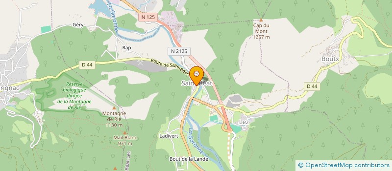 localisation de l'entreprise MADAME MARIE MARC  SAINT-BEAT-LEZ