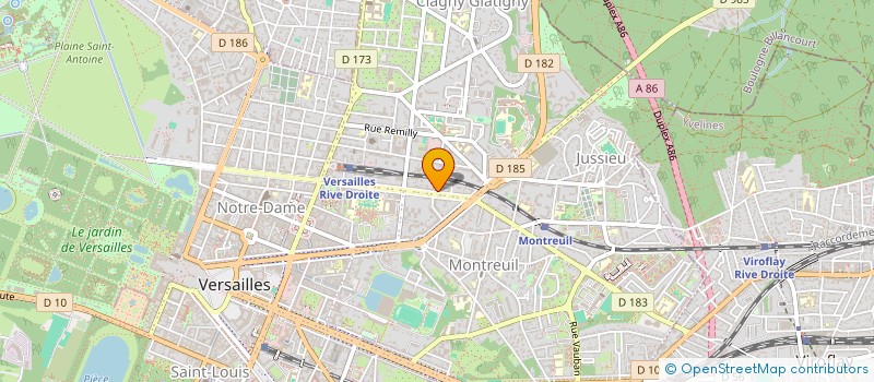 localisation de l'entreprise MADAME MARIE MARCAIS à VERSAILLES
