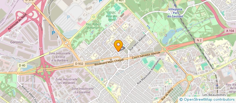 localisation de l'entreprise MADAME MARIE MARCELIN à AULNAY-SOUS-BOIS