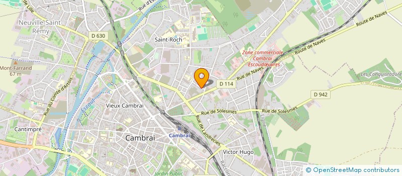 localisation de l'entreprise MADAME MARIE MARCELLE BEGAINT à CAMBRAI