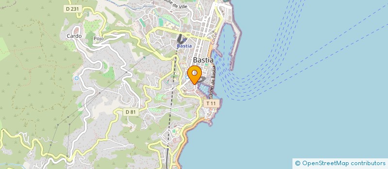 localisation de l'entreprise MADAME MARIE MARCHIONI à BASTIA