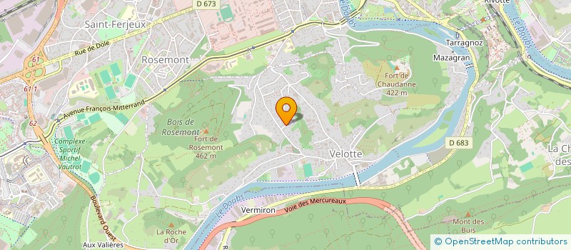 localisation de l'entreprise MADAME MARIE MARCOUX  BESANCON