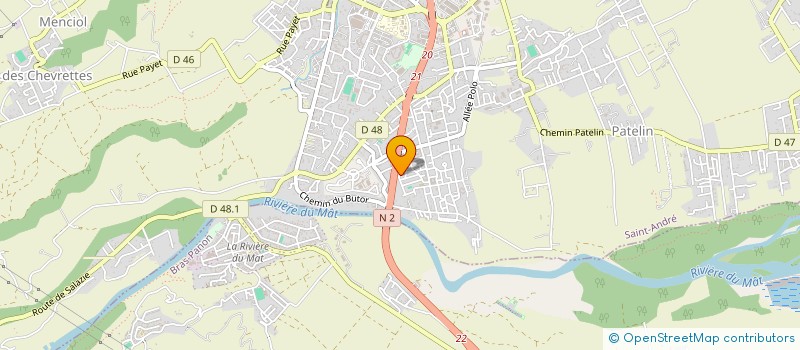 localisation de l'entreprise MADAME MARIE MARDEMOUTOU  SAINT-ANDRE