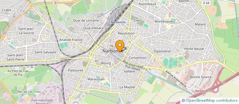localisation de l'entreprise MADAME MARIE MARDIROSSIAN à NARBONNE
