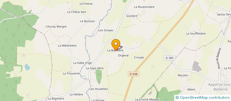 localisation de l'entreprise MADAME MARIE MARGAINAUD à SAINT-MARTIN-DU-VIEUX-BELLEME