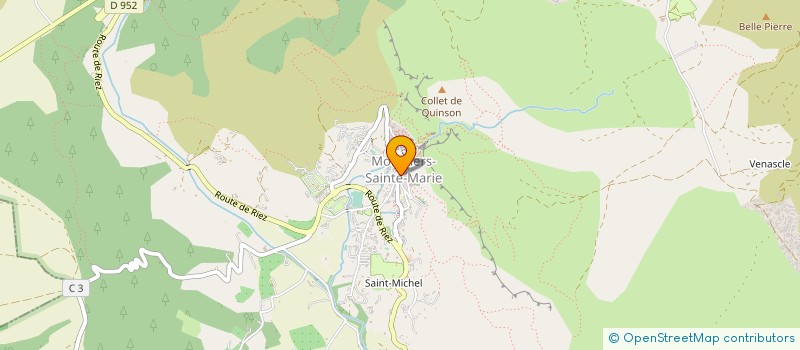 localisation de l'entreprise MADAME MARIE MARGARITTA  MOUSTIERS-SAINTE-MARIE