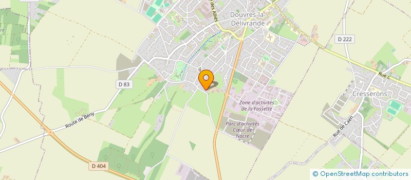 localisation de l'entreprise MADAME MARIE MARGUERITE  DOUVRES-LA-DELIVRANDE