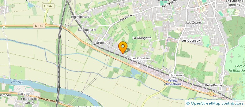 localisation de l'entreprise MADAME MARIE-MARGUERITE GROSSET-JANIN  MONTLOUIS-SUR-LOIRE