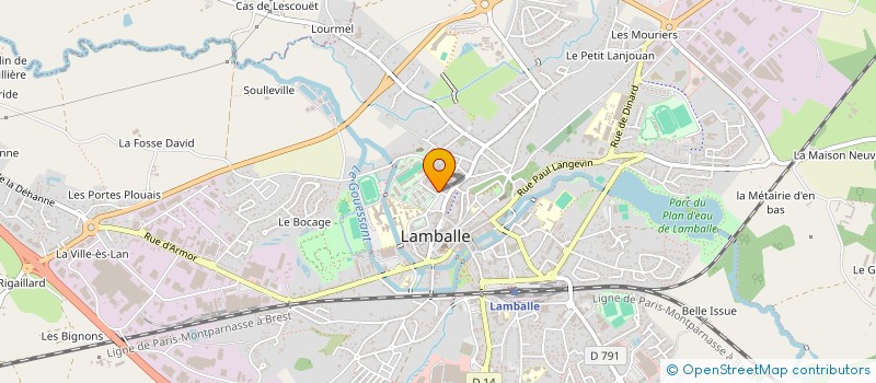 localisation de l'entreprise MADAME MARIE MARIANNE  LAMBALLE-ARMOR