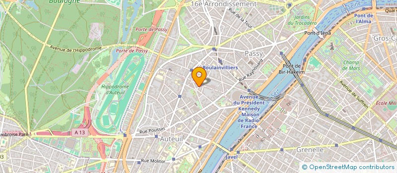 localisation de l'entreprise MADAME MARIE MARIE DUBOSC DE PESQUIDOUX  PARIS