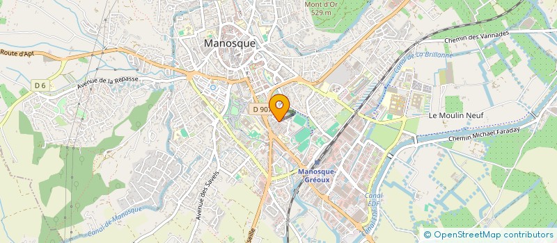 localisation de l'entreprise MADAME MARIE MARIE RAVOIRE  MANOSQUE