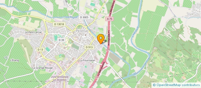 localisation de l'entreprise MADAME MARIE MARIN  PEZENAS