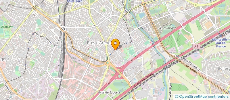 localisation de l'entreprise MADAME MARIE MARIN  MONTPELLIER