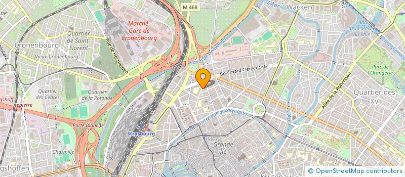 localisation de l'entreprise MADAME MARIE MARIN à STRASBOURG