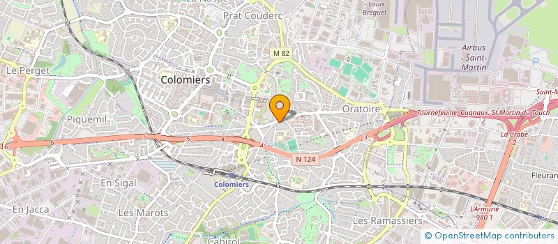 localisation de l'entreprise MADAME MARIE MARINI à COLOMIERS