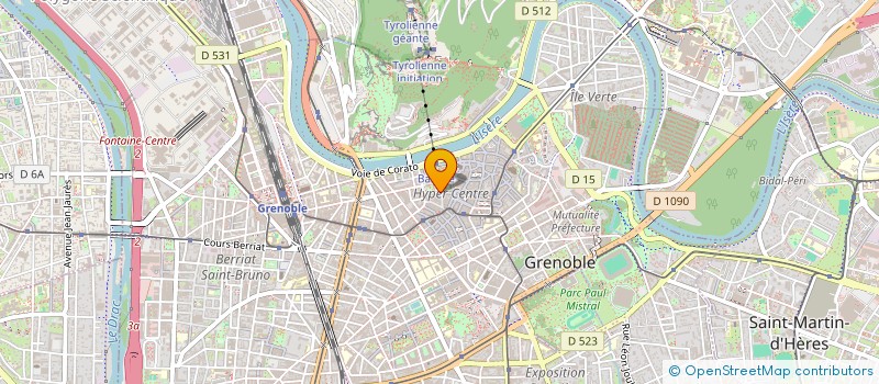 localisation de l'entreprise MADAME MARIE MARINO  GRENOBLE
