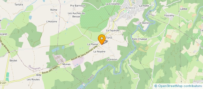 localisation de l'entreprise MADAME MARIE MARION  ARDOIX