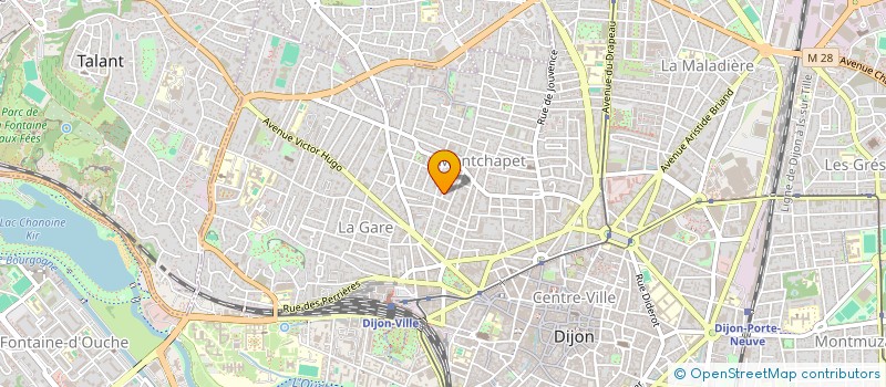 localisation de l'entreprise MADAME MARIE MARION à DIJON