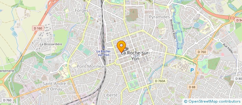 localisation de l'entreprise MADAME MARIE MARJOLAINE DUPONT à LA ROCHE-SUR-YON