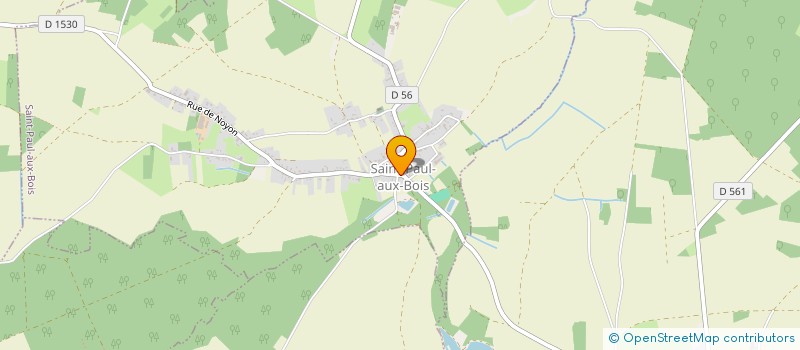 localisation de l'entreprise MADAME MARIE MARLIN  SAINT-PAUL-AUX-BOIS