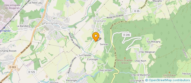 localisation de l'entreprise MADAME MARIE MARMOUX  DRAILLANT