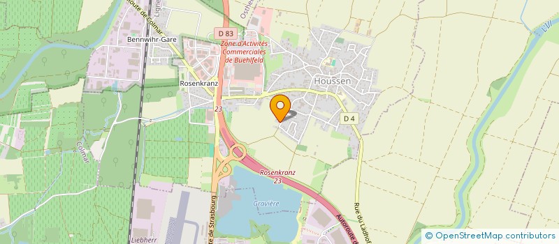 localisation de l'entreprise MADAME MARIE MARSCHALL  HOUSSEN