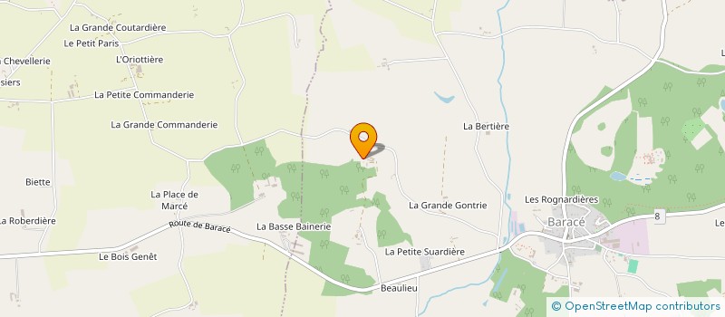 localisation de l'entreprise MADAME MARIE MARTEAU à BARACE