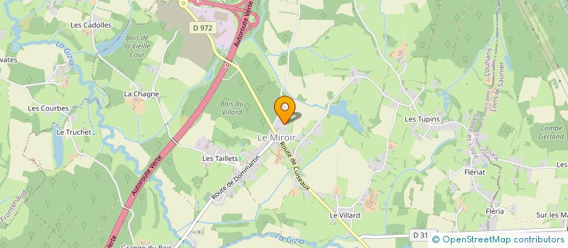 localisation de l'entreprise MADAME MARIE MARTEL  LE MIROIR