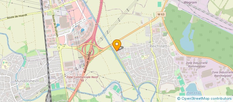 localisation de l'entreprise MADAME MARIE MARTELLA  REICHSTETT