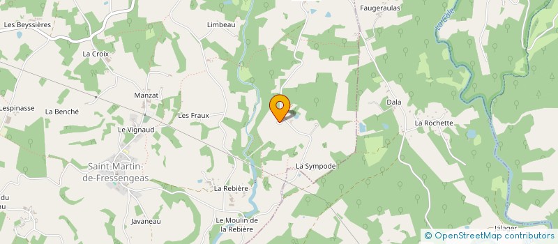 localisation de l'entreprise MADAME MARIE MARTIAL à SAINT-MARTIN-DE-FRESSENGEAS