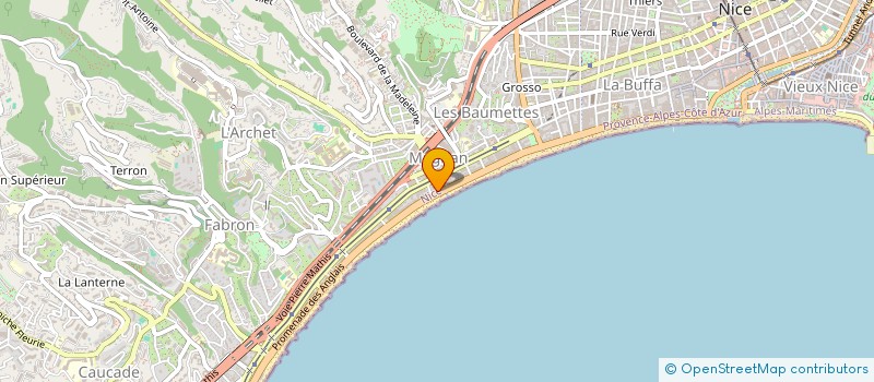 localisation de l'entreprise MADAME MARIE MARTIN à NICE