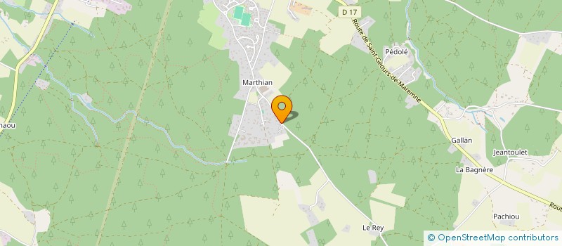 localisation de l'entreprise MADAME MARIE MARTIN à SOUSTONS